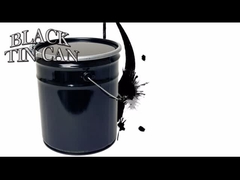 سطل رنگ فلزی 10 لیتری ضد زنگ سطل فلزی بادوام 5 گالن با نوار فوم