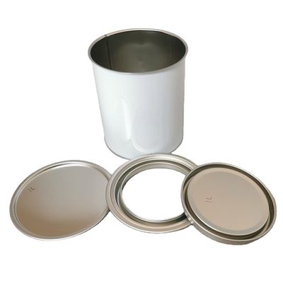 خرید قوطی حلبی رنگ ماشین سطل رنگ فلزی گرد 4 لیتری با درب online manufacture