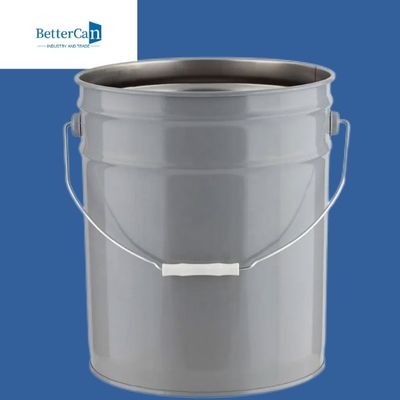 خرید قوطی رنگ بدون خط فلزی، سطل رنگ 5 گالن با درب online manufacture
