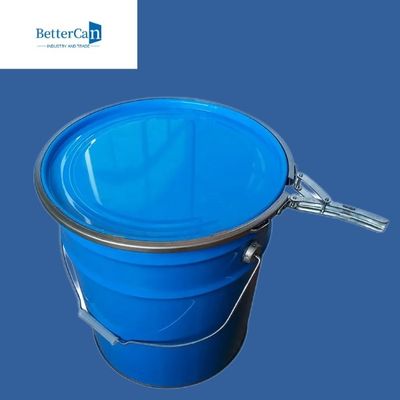 خرید قوطی رنگ بیرونی فلزی، سطل فولادی خالی 5 گالن با درب online manufacture