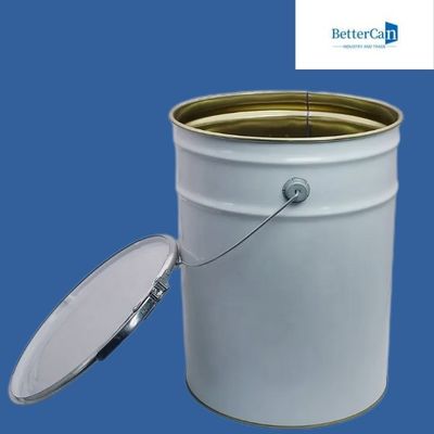 خرید سطل رنگ فلزی گرد 20 لیتری درام فلزی 5 گالن، با درپوش پیچ online manufacture