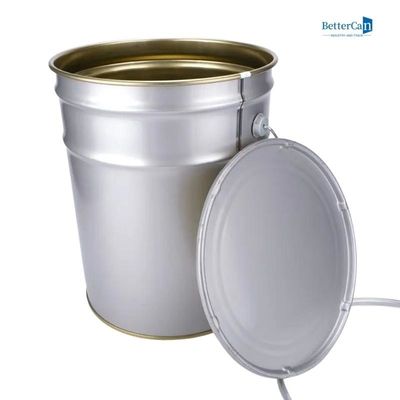 خرید رنگ تزئینی فلزی می تواند سطل های پنج گالن را با درب گرد کند online manufacture
