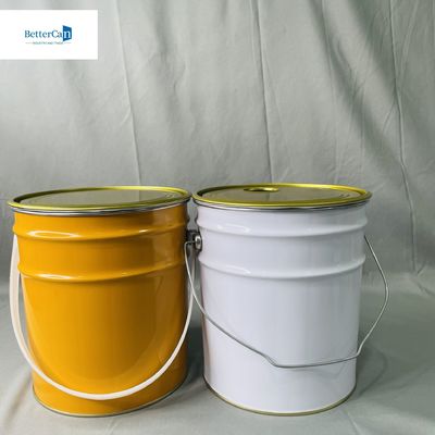 خرید ظرف خالی صنعتی 10 لیتر با حلقه قفل 0.35 میلی متر ضخامت 5 لیتر سطل خالی online manufacture