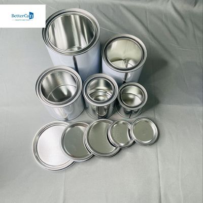 خرید ظرف های قوطی 250 میلی لیتر رنگ آمیزی قوطی های کوچک 500 میلی لیتر قوطی با پوشش online manufacture