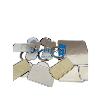 خرید 0.28mm Rectangular Tin Components 1liter Square Gold OEM Tin Accessories online manufacture
