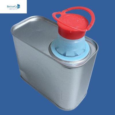قوطی رنگ 1 لیتری 500 میلی لیتری، قوطی های مستطیلی خالی