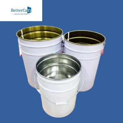 ISO9001 سطل آلومینیومی 5 گالن، سطل فلزی رنگ شده