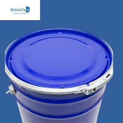 سطل فولادی 20 لیتری قابل انباشته، سطل های خالی رنگ با درب