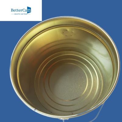 ISO9001 سطل آلومینیومی 5 گالن، سطل فلزی رنگ شده