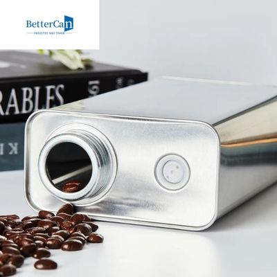 روغن زیتون قوطی قلع مربعی 500 گرمی درجه غذا با سوراخ دریچه