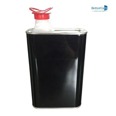 قوطی رنگ مربعی خالی قلع روغن موتور سفارشی ISO9001 1 لیتری