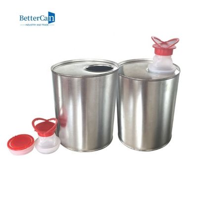قوطی رنگ مربعی خالی قلع روغن موتور سفارشی ISO9001 1 لیتری