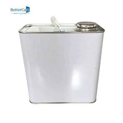 قوطی های حلبی رنگ 2 لیتری روغن موتور Square Marine با روکش پیچ