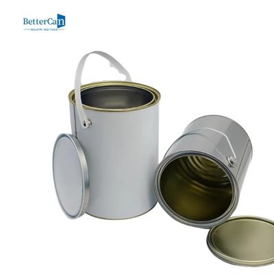 سطل رنگ 1 گالن 4 لیتری ظروف قلع رنگ فلزی تولید کنندگان