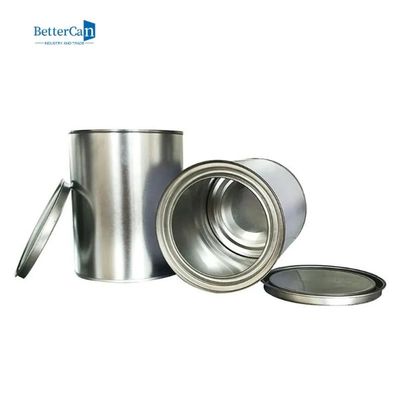 قوطی های حلبی رنگ 1 لیتری قوطی های کوارت خالی گرد برای پوشش حلال