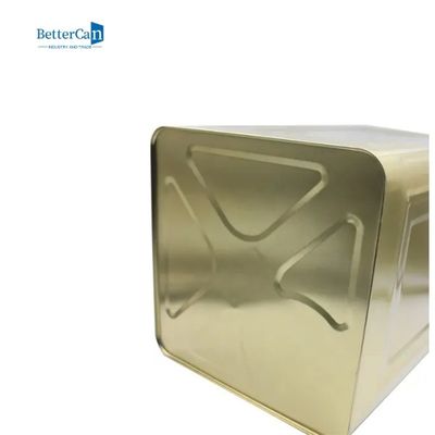 قوطی رنگ مربعی قوطی رنگ فلزی سفارشی 5 گالن دارای تاییدیه ISO9001