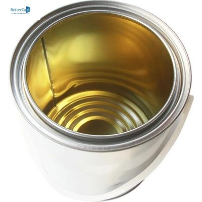 قوطی رنگ گرد قلع فلزی 5 لیتری با درب حلقه قفل اهرمی ISO9001