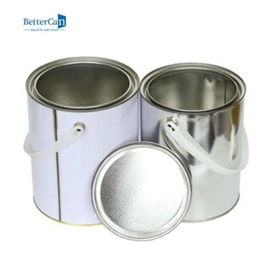 قوطی رنگ گرد قوطی رنگ 4 لیتری قوطی رنگ گالن فلزی خالی