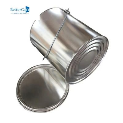 قوطی رنگ گرد قوطی رنگ 4 لیتری قوطی رنگ گالن فلزی خالی