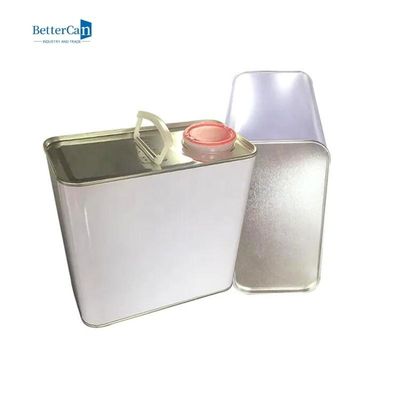 قوطی رنگ 2 لیتری قوطی رنگ گالن خالی برای بسته بندی مواد شیمیایی نازک تر