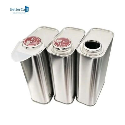 تامین کنندگان قلع رنگ حلال، قوطی رنگ فلزی مربعی خالی ISO9001