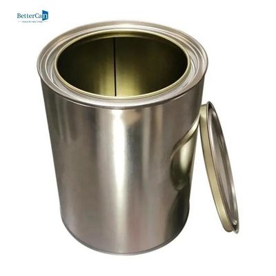 قوطی رنگ صنعتی گرد 3.7 لیتری قوطی فلزی سفارشی با درب اهرمی