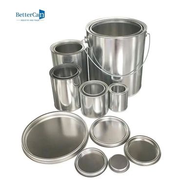 قوطی رنگ صنعتی گرد 3.7 لیتری قوطی فلزی سفارشی با درب اهرمی