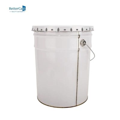 سطل های رنگ سفید 16 لیتری 18 لیتری چاپ گرد سفارشی