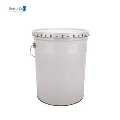 سطل های رنگ سفید 16 لیتری 18 لیتری چاپ گرد سفارشی