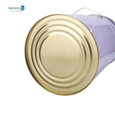 سطل طلایی داخلی، سطل سطل سفید 5 گالنی پایدار
