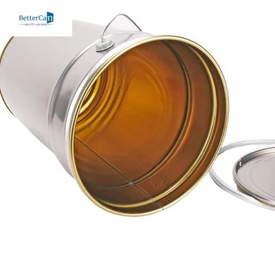 سطل رنگ خالی 5 گالن، سطل 5 گالن قلع با دسته فلزی