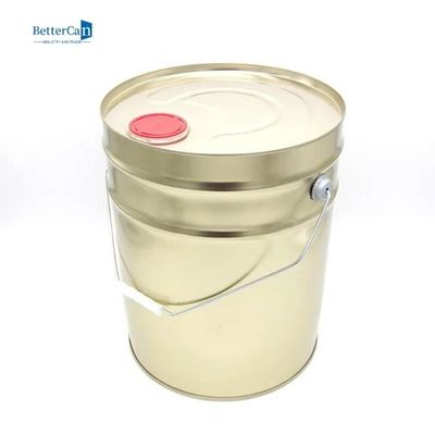 سطل خالی 5 گالن طلا، سطل 20 لیتری قلع گرد
