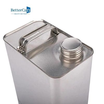 رنگ تزئینی 4L F می تواند قوطی های رنگ نقره ای را با رویه پیچ خالی کند