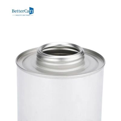 قوطی رنگ صنعتی 1 پینت 473 میلی لیتری 500 گرمی برای چسب پی وی سی با رویه پیچ / برس توپ