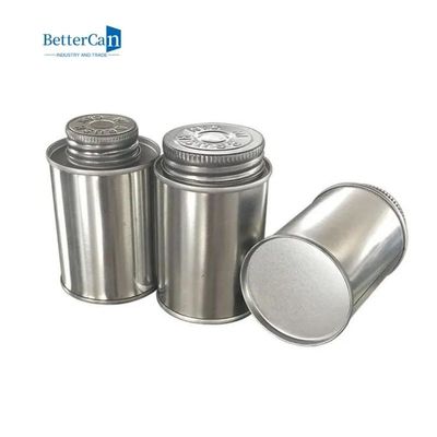 قوطی قلع استوانه ای 118 میلی لیتری برای بسته بندی سیمان چسب PVC / CPVC ISO9001