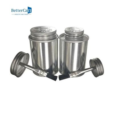 قوطی قلع استوانه ای 118 میلی لیتری برای بسته بندی سیمان چسب PVC / CPVC ISO9001