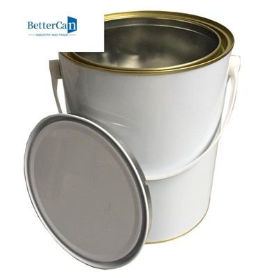 ظروف 3.7 لیتری خالی رنگ قوطی های قلعی چاپ شده سفارشی با درب اهرمی ISO9001