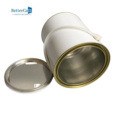 ظروف 3.7 لیتری خالی رنگ قوطی های قلعی چاپ شده سفارشی با درب اهرمی ISO9001