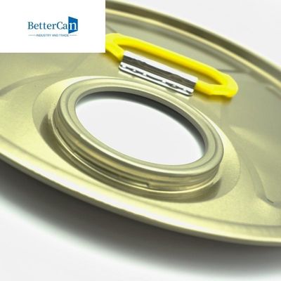 اجزای قوطی حلبی گرد , سطل قلع ورق با ترکیب جداکننده / آستر