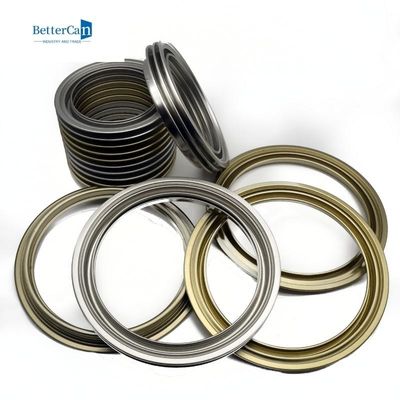 0.23mm مواد قوطی قطعات ساده 500ML دور فلزی قوطی قوطی کف با 42mm پلاستیکی
