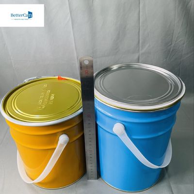 10 لیتر قوطی مخروطی با قفل حلقه قوطی قوطی OEM 5L Sika Bucket سطل فلزی
