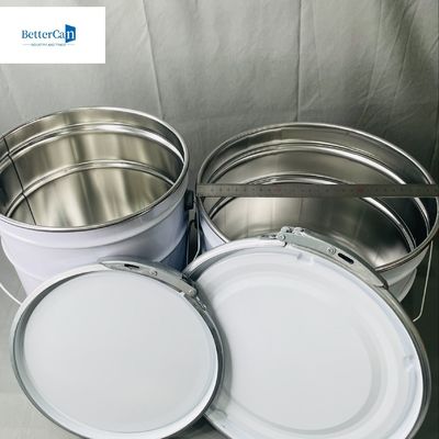 سطل مخروطی 18 لیتر با پوشش گل 20 لیتر قوطی خالی فلزی