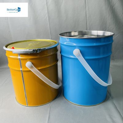 10 لیتر قوطی مخروطی با قفل حلقه قوطی قوطی OEM 5L Sika Bucket سطل فلزی