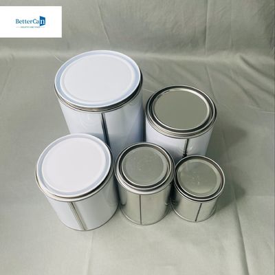1/2 پینت ماشین رنگ قوطی قوطی با پوشش فلزی OEM 250ml تا 5 لیتر اتوماتیک قوطی