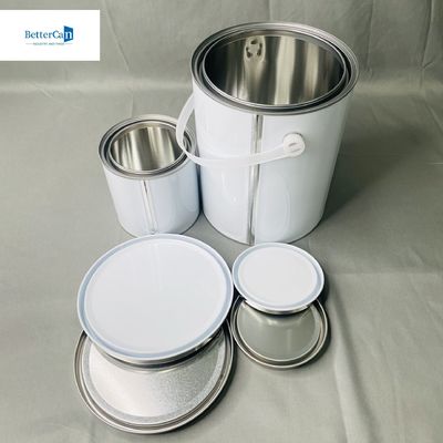 4 لیتر مخزن محلول صنعتی 1 گالن قوطی قوطی برای چسب های شیمیایی چاپ CMYK