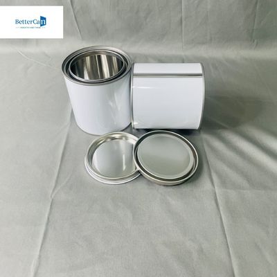 چسب پوششی سفید رنگ چسب چپک قوطی قوطی دور ظرف مقاوم در برابر مواد شیمیایی