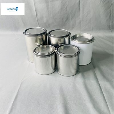 750ML رنگ سفید خالی ماشین قوطی ذخیره سازی می تواند شکل مربع نازک گرد