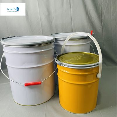 دوام بالا 5 لیتر قوطی قوطی با دریچه های لاستیکی گاسکت ظرف صنعتی قوطی بسته بندی با حلقه قفل