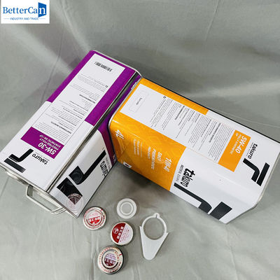 روغن موتور فلزی دستگیره 4 لیتر قوطی های قوطی خالی با کاپ فلزی ODM 1 گالن بسته بندی