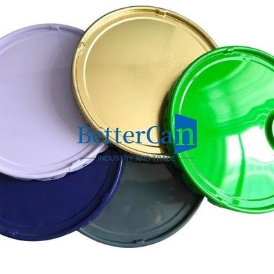 سطل قوطی طلای با قفل حلقه لوازم جانبی قوطی قوطی پوشک گل 0.38mm اندازه OEM ضخامت و رنگ